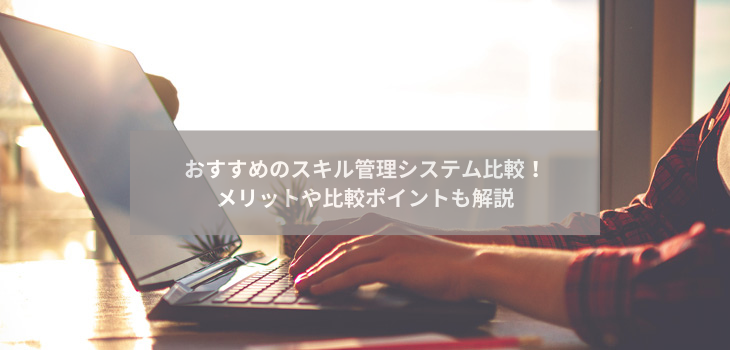 おすすめのスキル管理システム比較！メリットや比較ポイントも解説