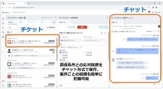ヘルプデスクの達人_利用画面サンプル1