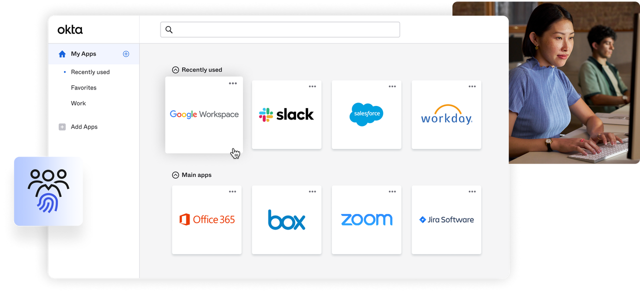Okta Workforce Identity_利用画面サンプル1