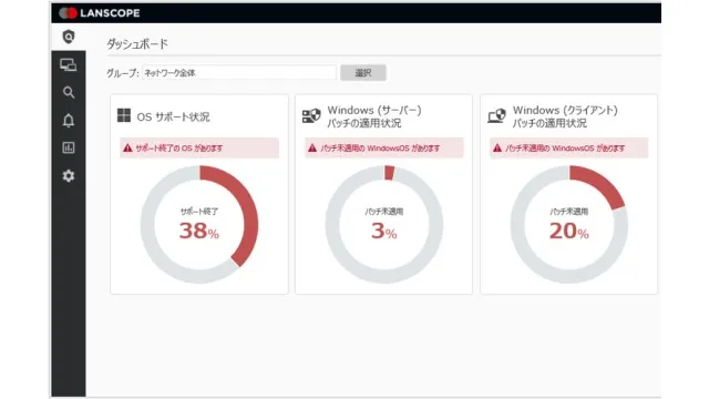 IIJセキュアエンドポイントサービス_利用画面サンプル1