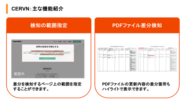 Webモニタリング自動化ツール「CERVN」_利用画面サンプル4
