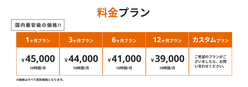 価格・料金プラン