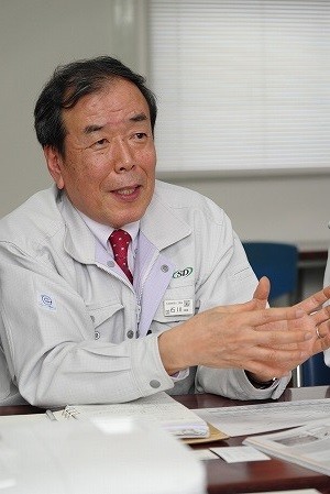 生産管理G課長の石川晴義氏