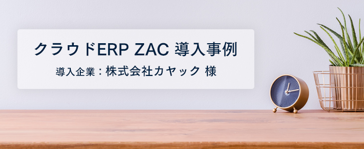プロジェクト別の様々な管理が可能な業種特化型ERPパッケージ
